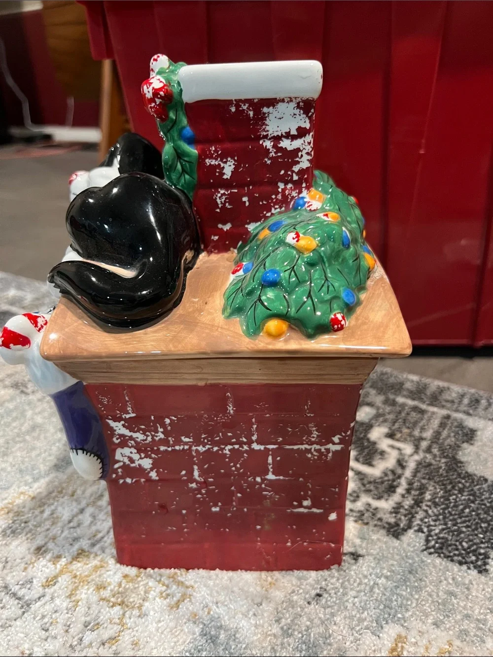 Warner bros studio 1999 Christmas tweety Sylvester Santa as is z96